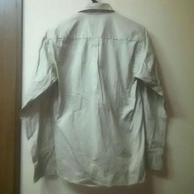 BENO★used★メンズ隠しボタンシンプルシャツMベージュ < 男性ファッション  BENO★used★メンズ隠しボタンシンプルシャツMベージュ < 男性ファッションの