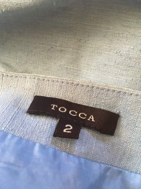 TOCCAトッカ【新品同様】シルクタイトスカート●ジーンズブルー < ブランド TOCCAトッカ【新品同様】シルクタイトスカート●ジーンズブルー < ブランドの