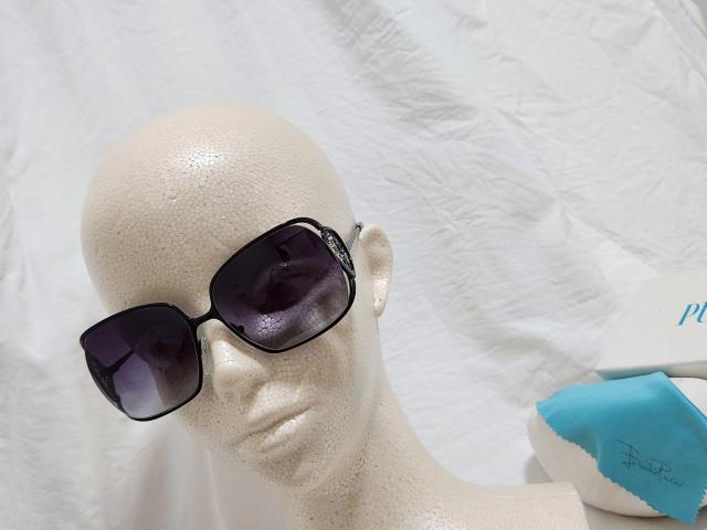 正規良 レア エミリオプッチ ロゴ メタリックサングラス 黒 オープンフレーム ビッグレンズ ラグジュアリーアイウェア 付属有 < ブランド  正規良 レア エミリオプッチ ロゴ メタリックサングラス 黒 オープンフレーム ビッグレンズ ラグジュアリーアイウェア 付属有 < ブランドの