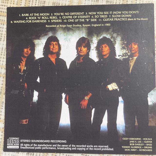 yIW[ǓzAՁ@Ozzy Osbourne / Bark At The Moon Demos IW[EIY{[  CD/DVD/rfI 