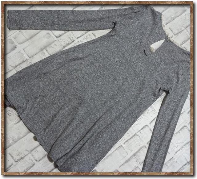 アラアラ シルク使いカットチュニックワンピース グレー < 女性ファッション  アラアラ シルク使いカットチュニックワンピース グレー < 女性ファッションの