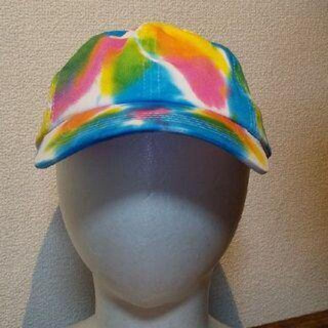 NEW HATTAN ニューハッタン タイダイ キャップ ピンク 未使用 < 男性ファッション  NEW HATTAN ニューハッタン タイダイ キャップ ピンク 未使用 < 男性ファッションの