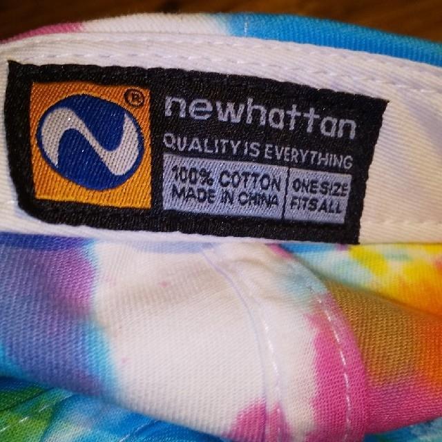 NEW HATTAN ニューハッタン タイダイ キャップ ピンク 未使用 < 男性ファッション  NEW HATTAN ニューハッタン タイダイ キャップ ピンク 未使用 < 男性ファッションの
