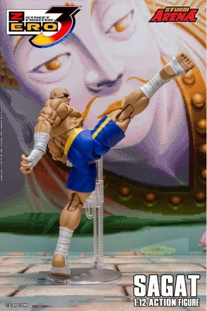 Storm Collectibles �X�g���[�g�t�@�C�^�[ZERO3   SFSA03 Sagat �T�K�b�g 1/12�t�B�M���A �� �z�r�[�� 