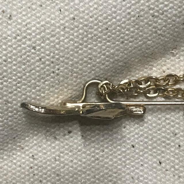 レア 正規品 ヴィンテージ シャネル CoCoリーフモチーフ ピンブローチ ゴールド < ブランド レア 正規品 ヴィンテージ シャネル CoCoリーフモチーフ ピンブローチ ゴールド < ブランドの