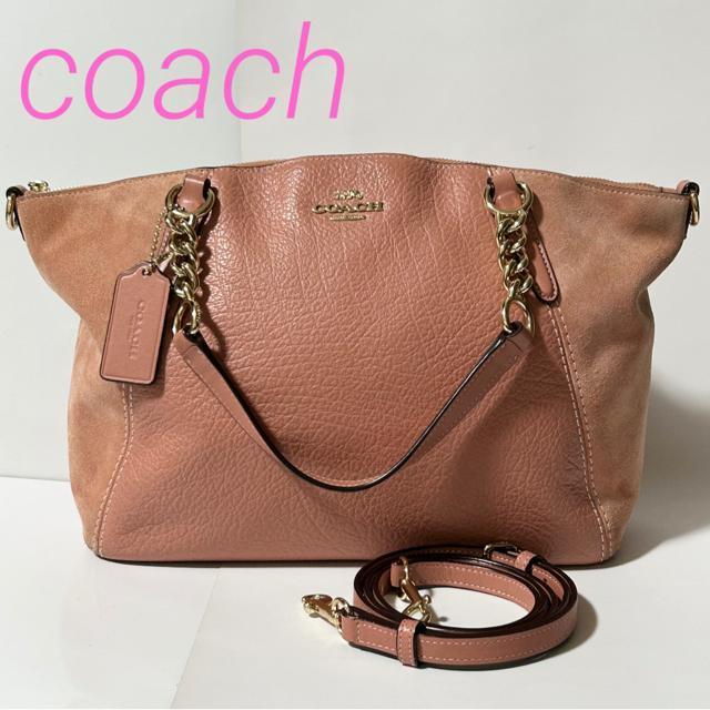 COACH �R�[�` 2WAY�o�b�O �n���h�o�b�O �V�����_�[�o�b�O F31410 ���U�[ �X�G�[�h �s���N ���f�B�[�X  �� �u�����h�� 