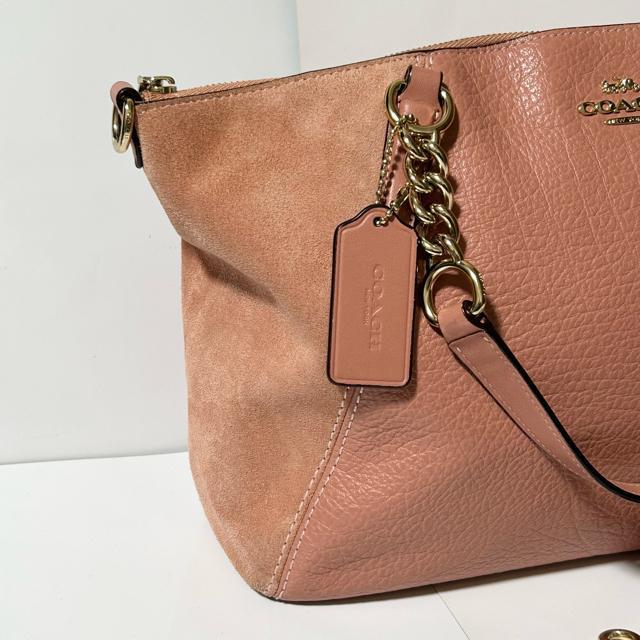 COACH �R�[�` 2WAY�o�b�O �n���h�o�b�O �V�����_�[�o�b�O F31410 ���U�[ �X�G�[�h �s���N ���f�B�[�X �� �u�����h�� 