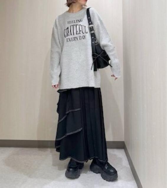 新品 ページボーイ★ネッププルオーバー グレー < 女性ファッション 新品 ページボーイ★ネッププルオーバー グレー < 女性ファッションの