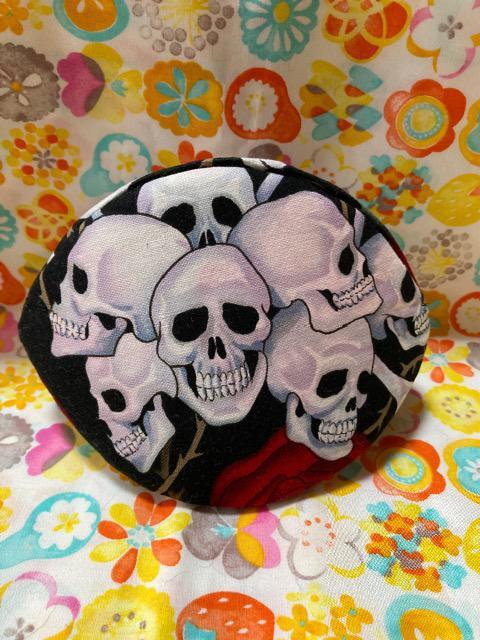 HMアレキサンダーヘンリー薔薇&ドクロ 貝の口ポーチ(大) < 女性ファッション  HMアレキサンダーヘンリー薔薇&ドクロ 貝の口ポーチ(大)  < 女性ファッションの