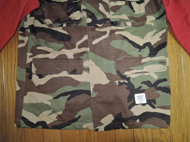 MISTER GENTLE MAN ミスタージェントルマン ミリタリー シャツ ジャケット M 迷彩柄 カモ 袖切替え < 男性ファッション  MISTER GENTLE MAN ミスタージェントルマン ミリタリー シャツ ジャケット M 迷彩柄 カモ 袖切替え < 男性ファッションの