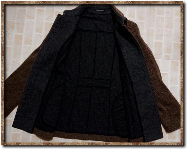 アバハウスドゥヴィネット ウールコートジャケット 茶 < ブランド  アバハウスドゥヴィネット ウールコートジャケット 茶 < ブランドの