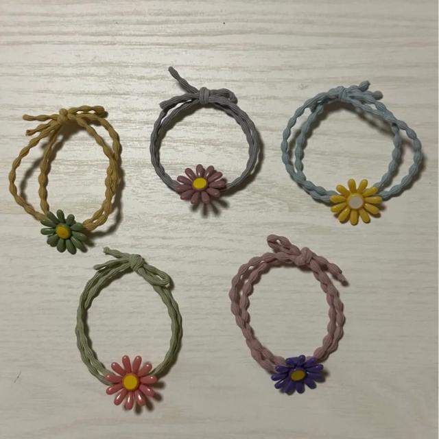 新品 ヘアゴム 5本 < 女性ファッション  新品 ヘアゴム 5本 < 女性ファッションの