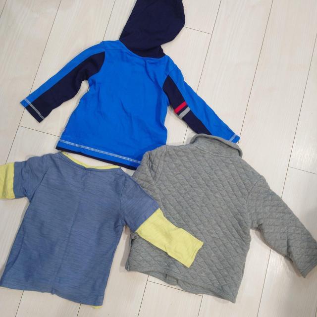 ベビー子供服まとめ売り 3着 80cm 無印良品 ベビザラス  保育園 < キッズ/ベビー  ベビー子供服まとめ売り 3着 80cm 無印良品 ベビザラス  保育園 < キッズ/ベビーの