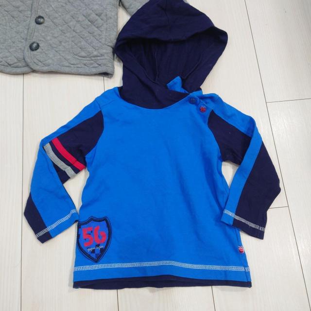 ベビー子供服まとめ売り 3着 80cm 無印良品 ベビザラス  保育園 < キッズ/ベビー  ベビー子供服まとめ売り 3着 80cm 無印良品 ベビザラス  保育園 < キッズ/ベビーの