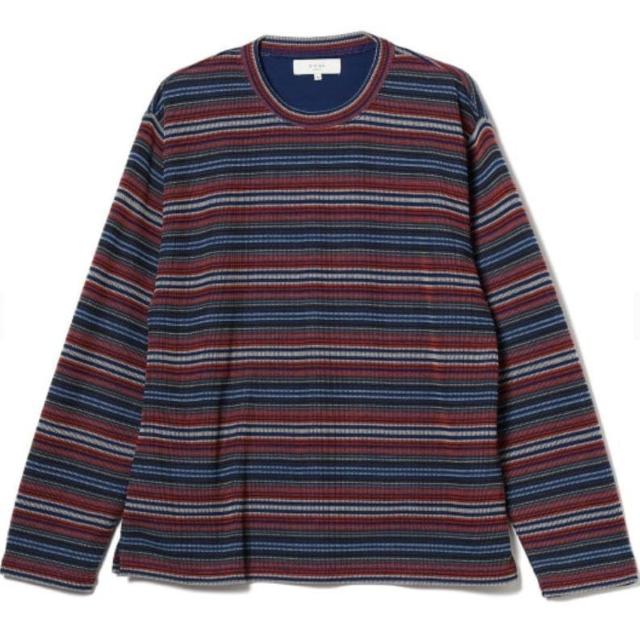 メンズ サカリバ ダブルフェイス ボーダー カットソー < 男性ファッション  メンズ サカリバ ダブルフェイス ボーダー カットソー  < 男性ファッションの