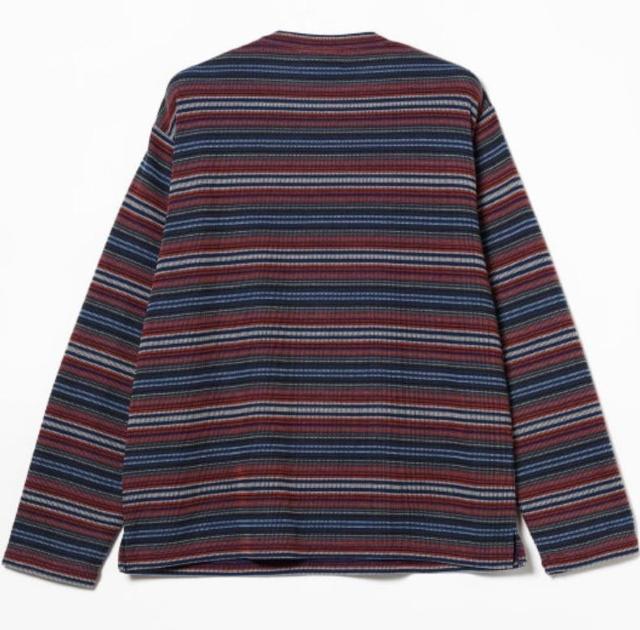 メンズ サカリバ ダブルフェイス ボーダー カットソー < 男性ファッション  メンズ サカリバ ダブルフェイス ボーダー カットソー < 男性ファッションの