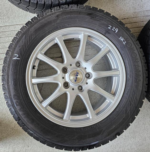 ZACK JP-102 6.5J +53 PCD114.3 Rn} ACXK[h iG60 ~悤4{Zbg 215/60R16  /oCN