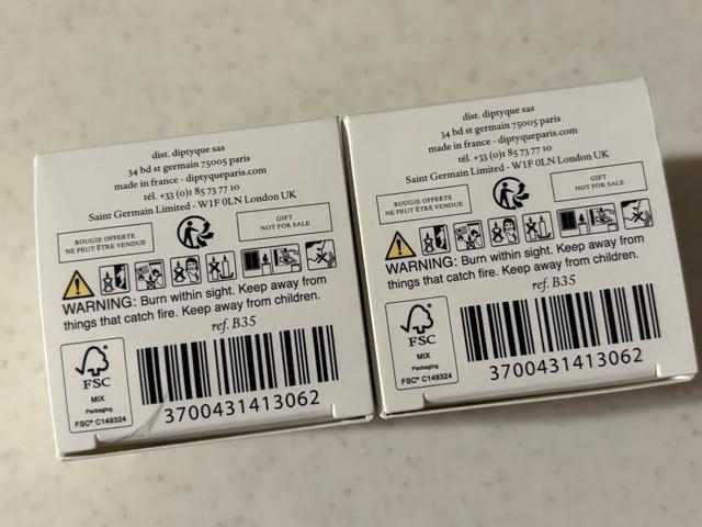 ☆diptyque(ディプティック) フレグランスキャンドル BAIES 35g×2個☆ < インテリア/ライフ ☆diptyque(ディプティック) フレグランスキャンドル BAIES 35g×2個☆ < インテリア/ライフの