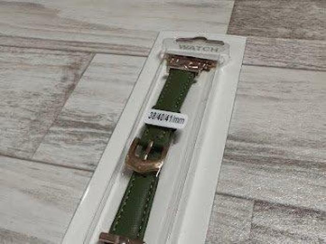 Apple Watch バンド 合皮 38/40/41mm グリーン+ゴールド2 < 女性アクセサリー/時計 Apple Watch バンド 合皮 38/40/41mm グリーン+ゴールド2 < 女性アクセサリー/時計の