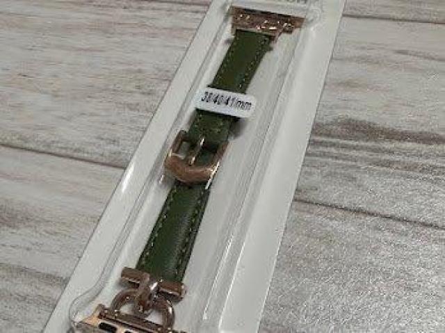 Apple Watch バンド 合皮 38/40/41mm グリーン+ゴールド2 < 女性アクセサリー/時計 Apple Watch バンド 合皮 38/40/41mm グリーン+ゴールド2 < 女性アクセサリー/時計の