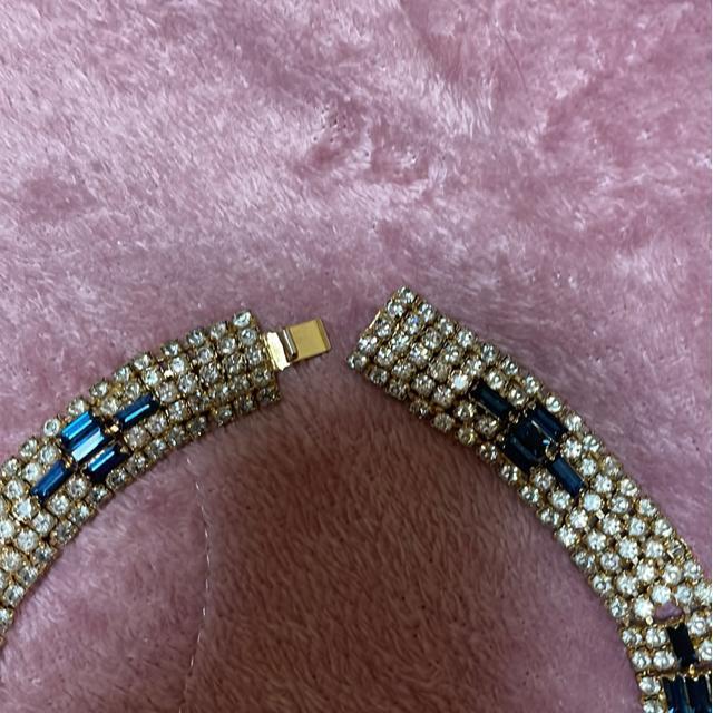 チョーカーネックレス サファイア風 < 女性アクセサリー/時計 チョーカーネックレス サファイア風 < 女性アクセサリー/時計の