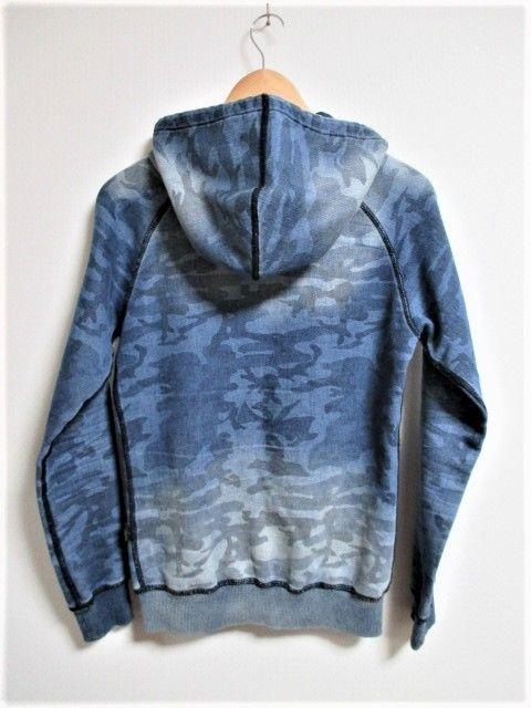 ☆AKM エイケイエム ヴィンテージ加工 カモフラージュ柄 パーカー/メンズ/S☆完売モデル < ブランド  ☆AKM エイケイエム ヴィンテージ加工 カモフラージュ柄 パーカー/メンズ/S☆完売モデル < ブランドの