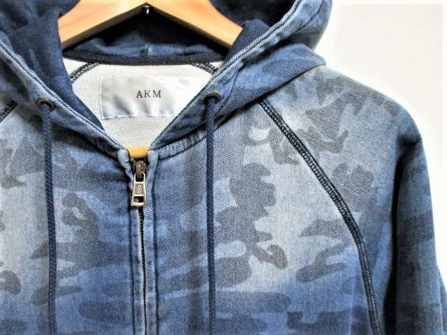 ☆AKM エイケイエム ヴィンテージ加工 カモフラージュ柄 パーカー/メンズ/S☆完売モデル < ブランド  ☆AKM エイケイエム ヴィンテージ加工 カモフラージュ柄 パーカー/メンズ/S☆完売モデル < ブランドの