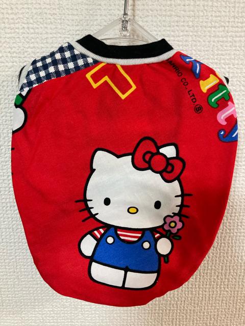 ★ハンドメイド キティ シャツ ボーダー 犬服 S★ < ペット/手芸/園芸  ★ハンドメイド キティ シャツ ボーダー 犬服 S★  < ペット/手芸/園芸の