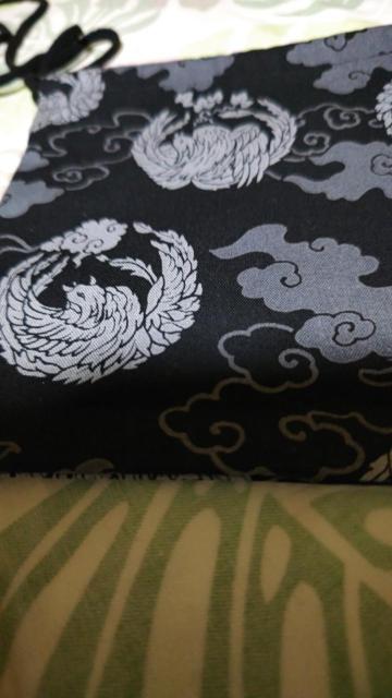 ★処分品★黒×ホウオウ柄ナナメ掛巾着袋 < キッズ/ベビー  ★処分品★黒×ホウオウ柄ナナメ掛巾着袋 < キッズ/ベビーの