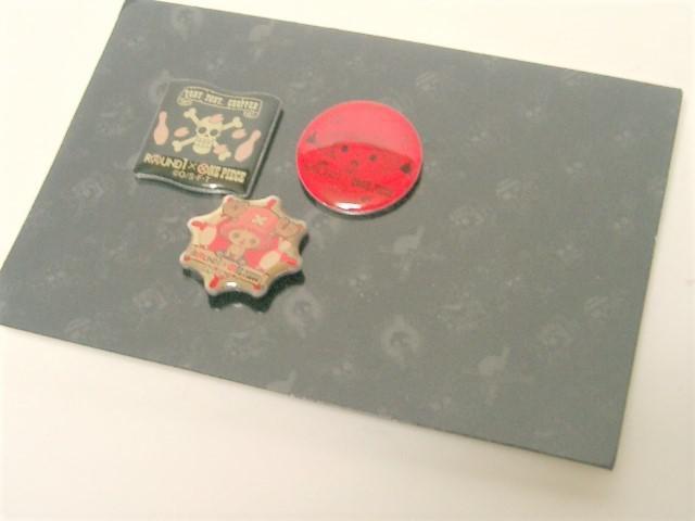 ◎未使用品◆ROUND1×ワンピースピンバッジ < アニメ/コミック/キャラクター  ◎未使用品◆ROUND1×ワンピースピンバッジ < アニメ/コミック/キャラクターの