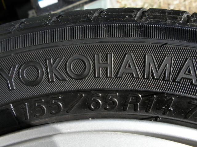 激安売り切りダイハツ純正14インチアルミ&ヨコハマタイヤ4本セット < 自動車/バイク 激安売り切りダイハツ純正14インチアルミ&ヨコハマタイヤ4本セット < 自動車/バイク