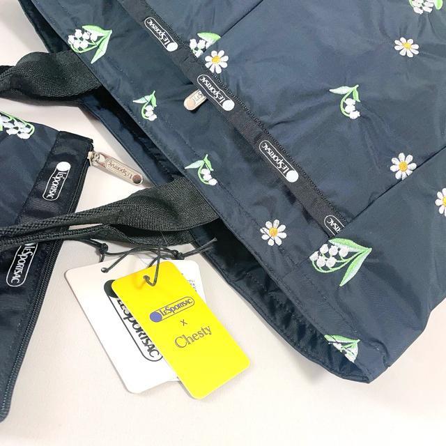 ★新品★レスポートサック chesty チェスティ デイジーバレー  トートバッグ  ポーチ セット 刺繍 7891 送料無料 < 女性ファッション  ★新品★レスポートサック chesty チェスティ デイジーバレー  トートバッグ  ポーチ セット 刺繍 7891 送料無料 < 女性ファッションの
