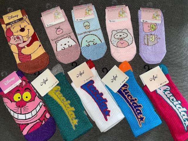 ♯新品♯すみっコぐらし プーさん チシャ猫  Api   ソックス 靴下 10点まとめ売り!! < キッズ/ベビー  ♯新品♯すみっコぐらし プーさん チシャ猫  Api   ソックス 靴下 10点まとめ売り!!  < キッズ/ベビーの