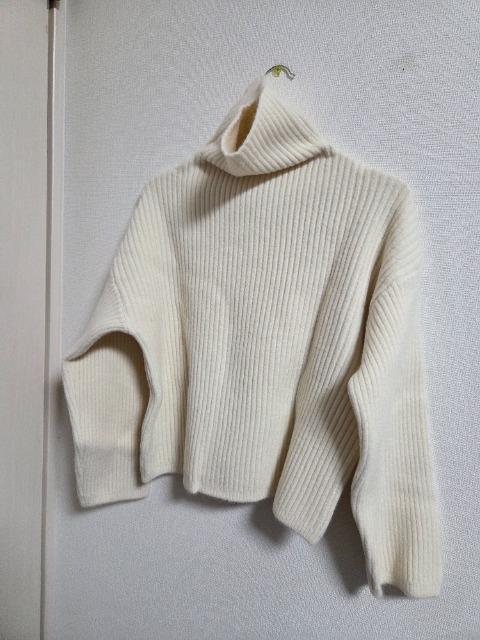 sakishimatokyoアクリル混ベーシックハイネックトップスアイボリー / FREE < 女性ファッション sakishimatokyoアクリル混ベーシックハイネックトップスアイボリー / FREE < 女性ファッションの