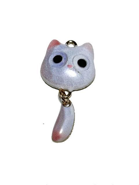 1182 グレー しっぽだけの猫ちゃんシリーズ 1個 プリントパーツ アクセサリーチャーム ハンドメイド材料 < ペット/手芸/園芸 1182 グレー しっぽだけの猫ちゃんシリーズ 1個 プリントパーツ アクセサリーチャーム ハンドメイド材料 < ペット/手芸/園芸の