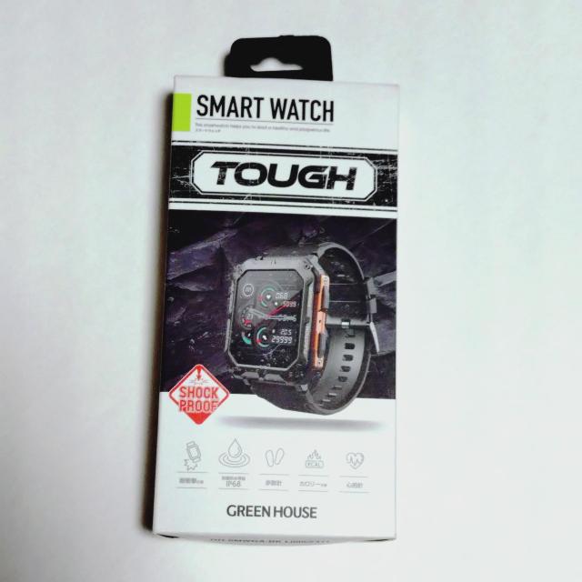 �X�}�[�g�E�H�b�`�^�t �O���[���n�E�X SMART WATCH TOUGH GEO  �� �Ɠd/AV�� 