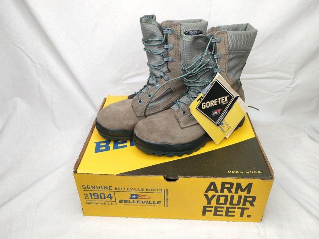 �y���g�p�zBelleville 7.5R �S�A�e�b�N�X �u�[�c �r�u�����\�[�� GORE-TEX �R���o�b�g�u�[�c  �� �z�r�[�� 