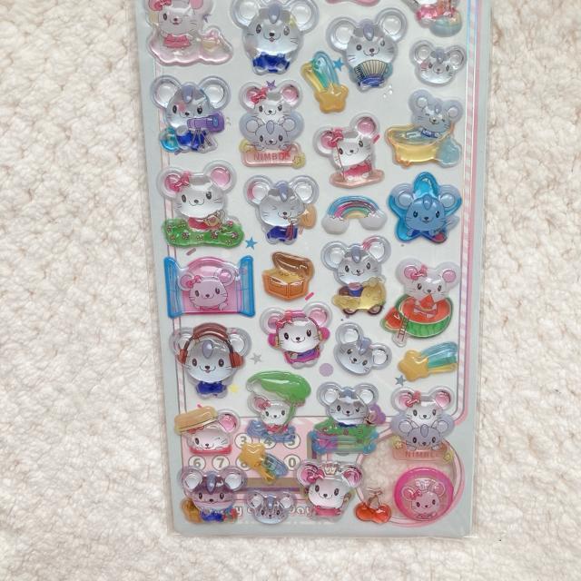 新品 ぷくっと 3D 立体 ねずみ シール ステッカー デコ コラージュ シール帳 N2m < インテリア/ライフ 新品 ぷくっと 3D 立体 ねずみ シール ステッカー デコ コラージュ シール帳 N2m < インテリア/ライフの