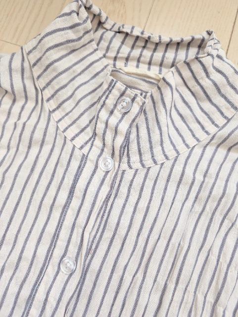 LL★selectione★リンクル加工ストライプシャツ★UV対策★美品★送料無料 < 女性ファッション LL★selectione★リンクル加工ストライプシャツ★UV対策★美品★送料無料 < 女性ファッションの