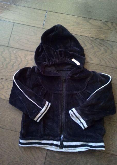 ☆ヒロミチ ナカノ☆ベロア地ジップパーカー☆80 < キッズ/ベビー ☆ヒロミチ ナカノ☆ベロア地ジップパーカー☆80 < キッズ/ベビーの