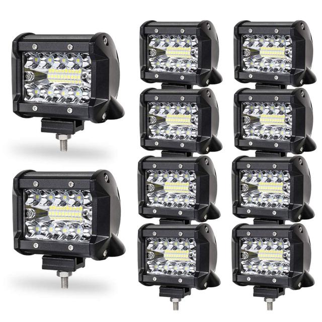 LED ワークライト 作業灯 60W 5400lm 6000K 10個セット < 自動車/バイク LED ワークライト 作業灯 60W 5400lm 6000K 10個セット < 自動車/バイク