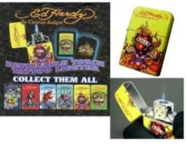 【エドハーディー】〈スカル Love Kills Slowry 〉ターボガスライター ケース付 < ブランド 【エドハーディー】〈スカル Love Kills Slowry 〉ターボガスライター ケース付 < ブランドの