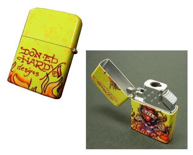 【エドハーディー】〈スカル Love Kills Slowry 〉ターボガスライター ケース付 < ブランド 【エドハーディー】〈スカル Love Kills Slowry 〉ターボガスライター ケース付 < ブランドの