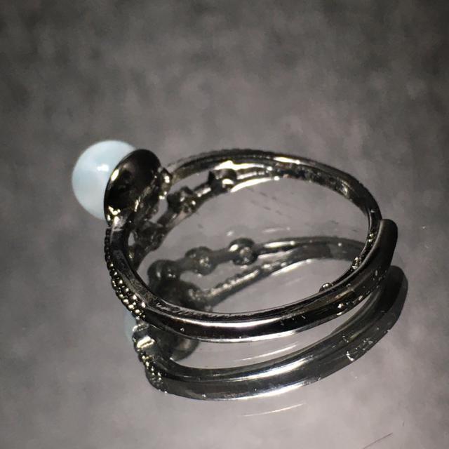 《No.R060》ドミニカ共和国 天然石ラリマー フリーサイズring < 男性アクセサリー/時計  《No.R060》ドミニカ共和国 天然石ラリマー フリーサイズring < 男性アクセサリー/時計の