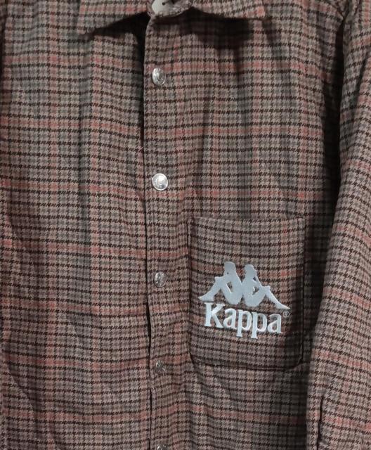 新品●中綿キルティングシャツ●kappa×GU●ダブルネーム●XS < ブランド  新品●中綿キルティングシャツ●kappa×GU●ダブルネーム●XS < ブランドの