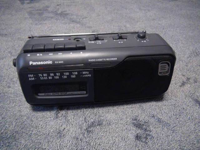 Panasonic RX-M45 FM・AM ラジオカセットレコーダー !。 < CD/DVD/ビデオ  Panasonic RX-M45 FM・AM ラジオカセットレコーダー !。  < CD/DVD/ビデオの