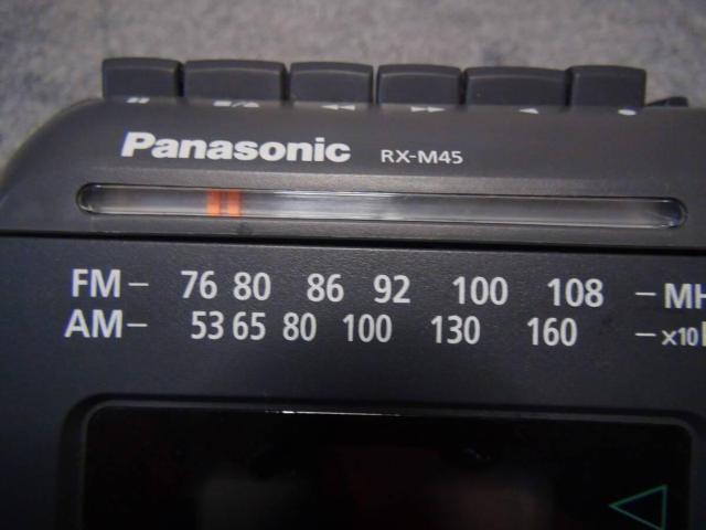 Panasonic RX-M45 FM・AM ラジオカセットレコーダー !。 < CD/DVD/ビデオ  Panasonic RX-M45 FM・AM ラジオカセットレコーダー !。 < CD/DVD/ビデオの