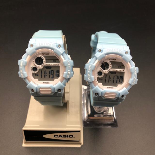 即決 TELVA CREPHA デジタル 腕時計 TE-D280 2本セット < 女性アクセサリー/時計  即決 TELVA CREPHA デジタル 腕時計 TE-D280 2本セット < 女性アクセサリー/時計の