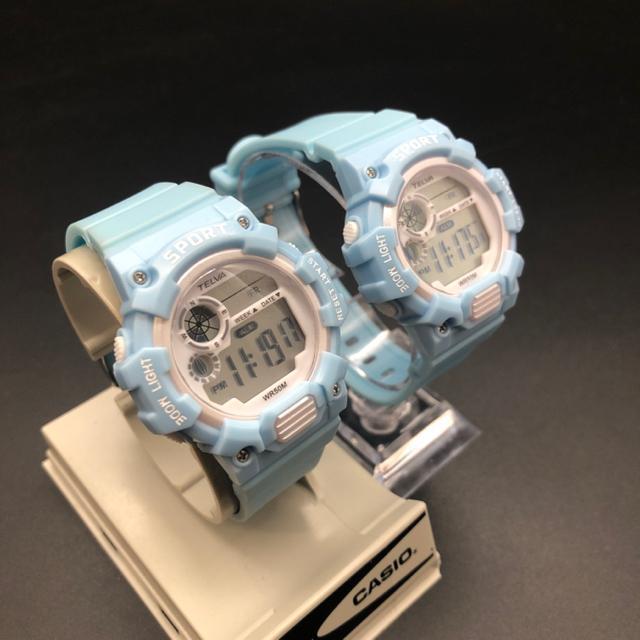 即決 TELVA CREPHA デジタル 腕時計 TE-D280 2本セット < 女性アクセサリー/時計  即決 TELVA CREPHA デジタル 腕時計 TE-D280 2本セット < 女性アクセサリー/時計の