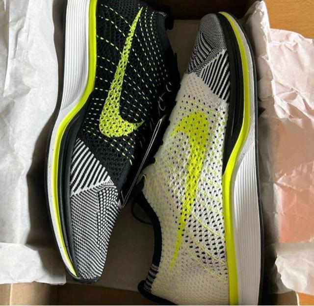 NIKE FLYKNIT RACER Sail Volt 28.5cm ナイキ フライニット レーサー セイル ボルト < ブランド  NIKE FLYKNIT RACER Sail Volt 28.5cm ナイキ フライニット レーサー セイル ボルト  < ブランドの